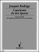 cover for Canciones De Dos Epocas Voice/pf