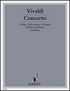 cover for Concerto in G Major, RV 298/PV 100