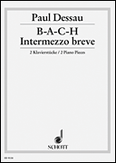 cover for B-A-C-H & Intermezzo Breve