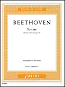 cover for Sonata in A Major, Op. 47 Kreutzer-Sonate