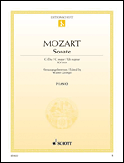 cover for Sonata in C Major, KV 309