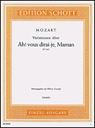 cover for Ah! vous dirai-je, Maman Variations, KV 265