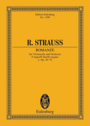 cover for Romance in F Major, o. Op., AV 75
