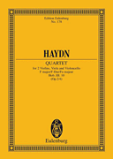 cover for String Quartet in F Major, Op. 2/4, Hob.III:10