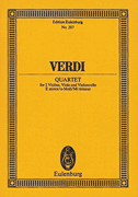 cover for String Quartet in E minor