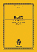 cover for Symphony No. 87 in A Major Paris No. 6