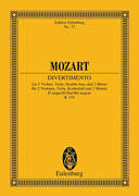 cover for Divertimento in D Major, K. 334