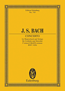 cover for Harpsichord Concerto in F minor, BWV 1056
