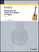 cover for Variations on Folia de España and Fugue