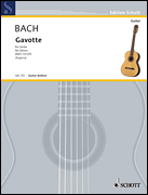 cover for Gavotte in E Major, BWV 1012