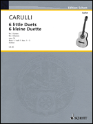 cover for Six Little Guitar Duets, Op. 34