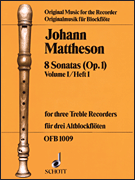 cover for 8 Sonatas, Op. 1, Volume 1