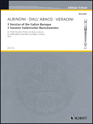 cover for 3 Sonatas of the Italian Baroque