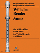 cover for Sonata for Alto Recorder and Piano