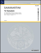 cover for 12 Sonatas, Volume 1