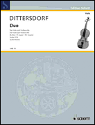 cover for Duo in E-flat Major, Krebs 218