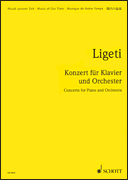 cover for Concerto for Piano and Orchestra (1985-88)