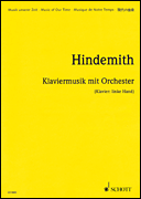 cover for Klaviermusik mit Orchester, Op. 29 (1923)