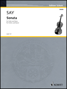 cover for Sonata for Violin and Piano