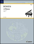 cover for Quatre (four) Pieces Op. 3 Piano Solo