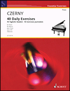 cover for Czerny - 40 Daily Exercises, Op. 337