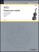 cover for Perpetuum mobile, Op. 34