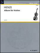 cover for Album for Violin