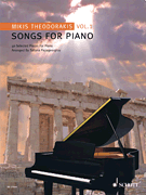 cover for Songs for Piano - Volume 1