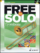 cover for Free to Solo Trombone
