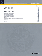 cover for Carl Maria von Weber - Concerto No. 1 in F minor, WeV N. 11