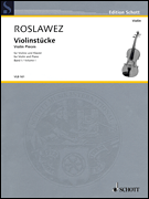 cover for Violin Pieces - Volume 1