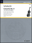 cover for Antonio Vivaldi - Concerto No. 6 in A minor, Op. 3/6, RV 356