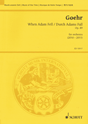 cover for When Adam Fell/Durch Adams Fall, Op. 89
