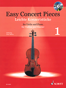 cover for Easy Concert Pieces for Violin and Piano - Volume 1