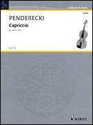 cover for Krzysztof Penderecki - Capriccio