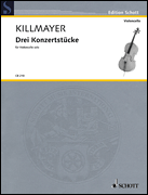 cover for 3 Concert Pieces Cello Solo