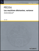 cover for Les Machines Desirantes, Variance For Piano And String Quartet, Score And Parts