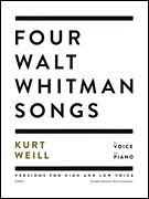 cover for Four Walt Whitman Songs