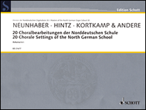 cover for 20 Chorale Settings of the North German School