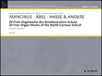 cover for 20 Free Organ Works of the North German School