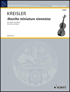 cover for Kreisler Marche Miniature Viennoise Vln