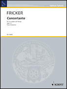 cover for Fricker Concertante Cor.ang Pft