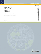 cover for Hand Plaint Ten.rec Cemb(pft)