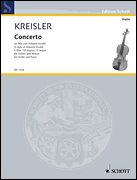 cover for Kreisler Concerto Cmaj Vln Pft.red