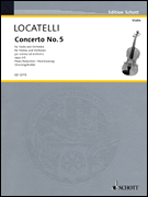 cover for Concerto No. 5 for Violin and Orchestra, Op. 3