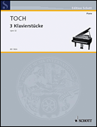 cover for Toch E Piano Pieces 3 Op32 (fk)