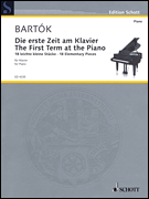 cover for The First Term at the Piano - 18 Elementary Pieces
