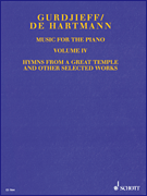 cover for Music for the Piano - Volume IV
