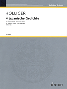 cover for 4 Japanische Gedichte (1957/58)