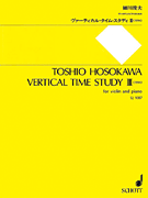 cover for Vertical Time Study III (1994)